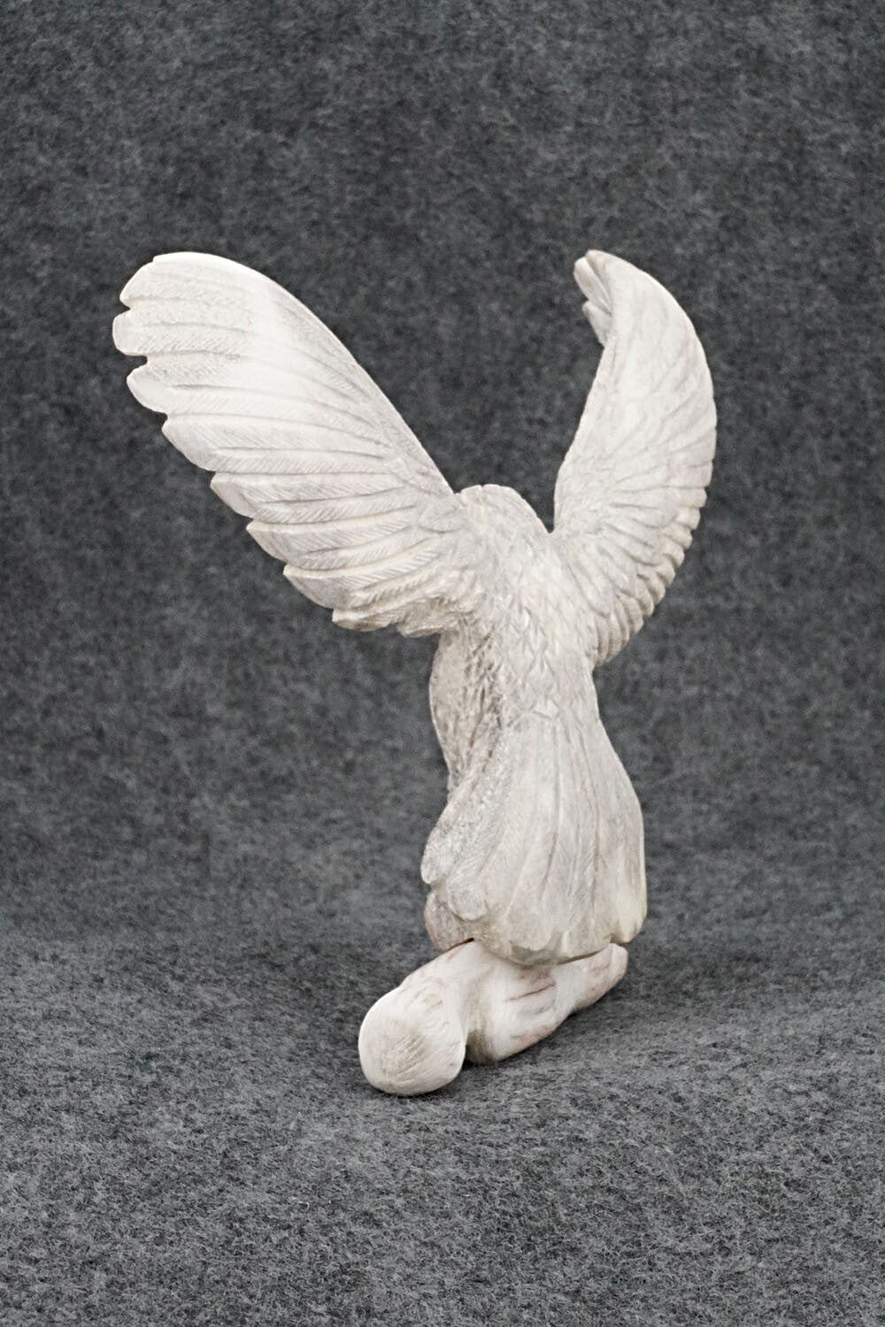 Eagle & Fox Zuni Fetish Carving - Terrance Panteah