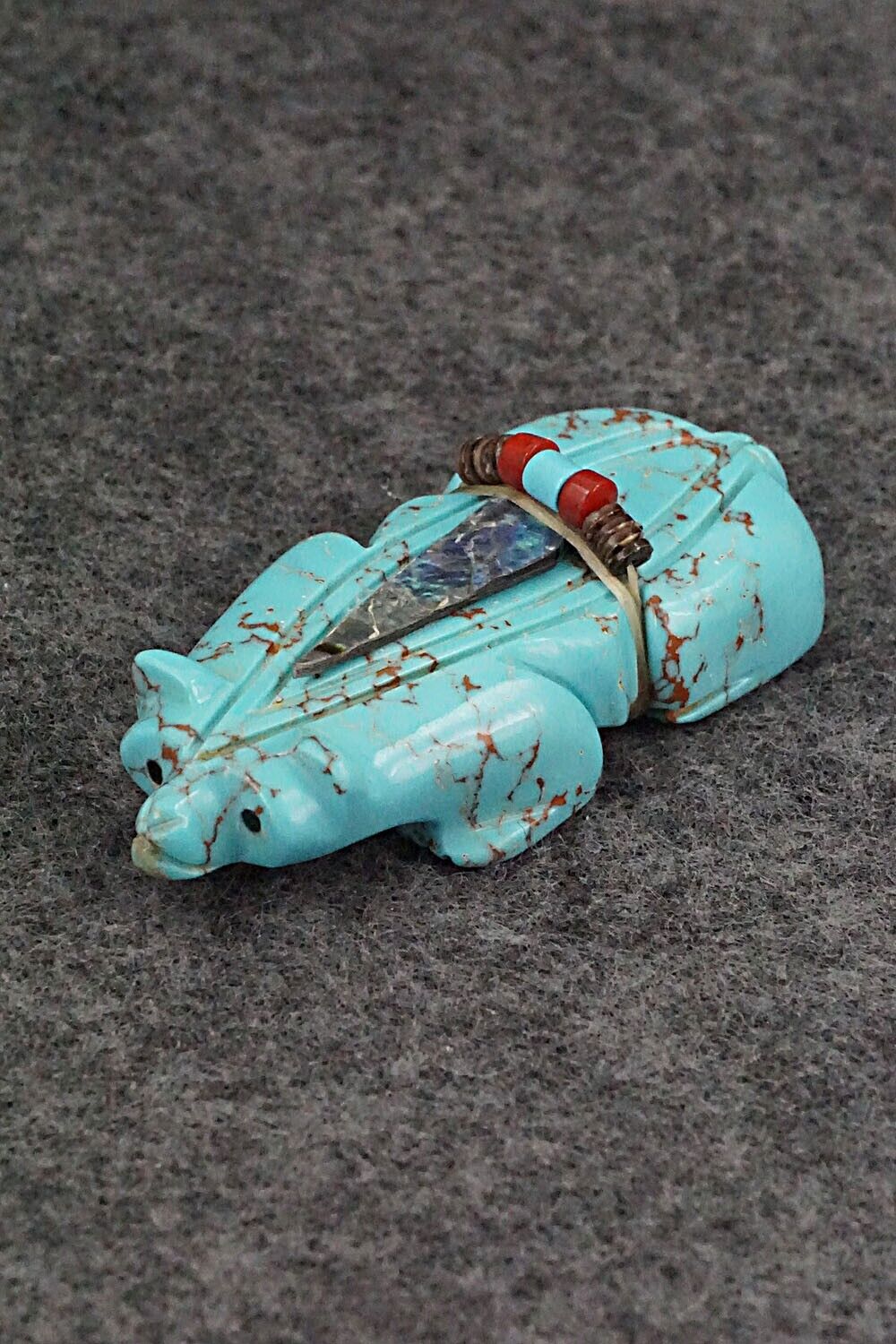 Badger Zuni Fetish Carving - Alex Tsethlikai