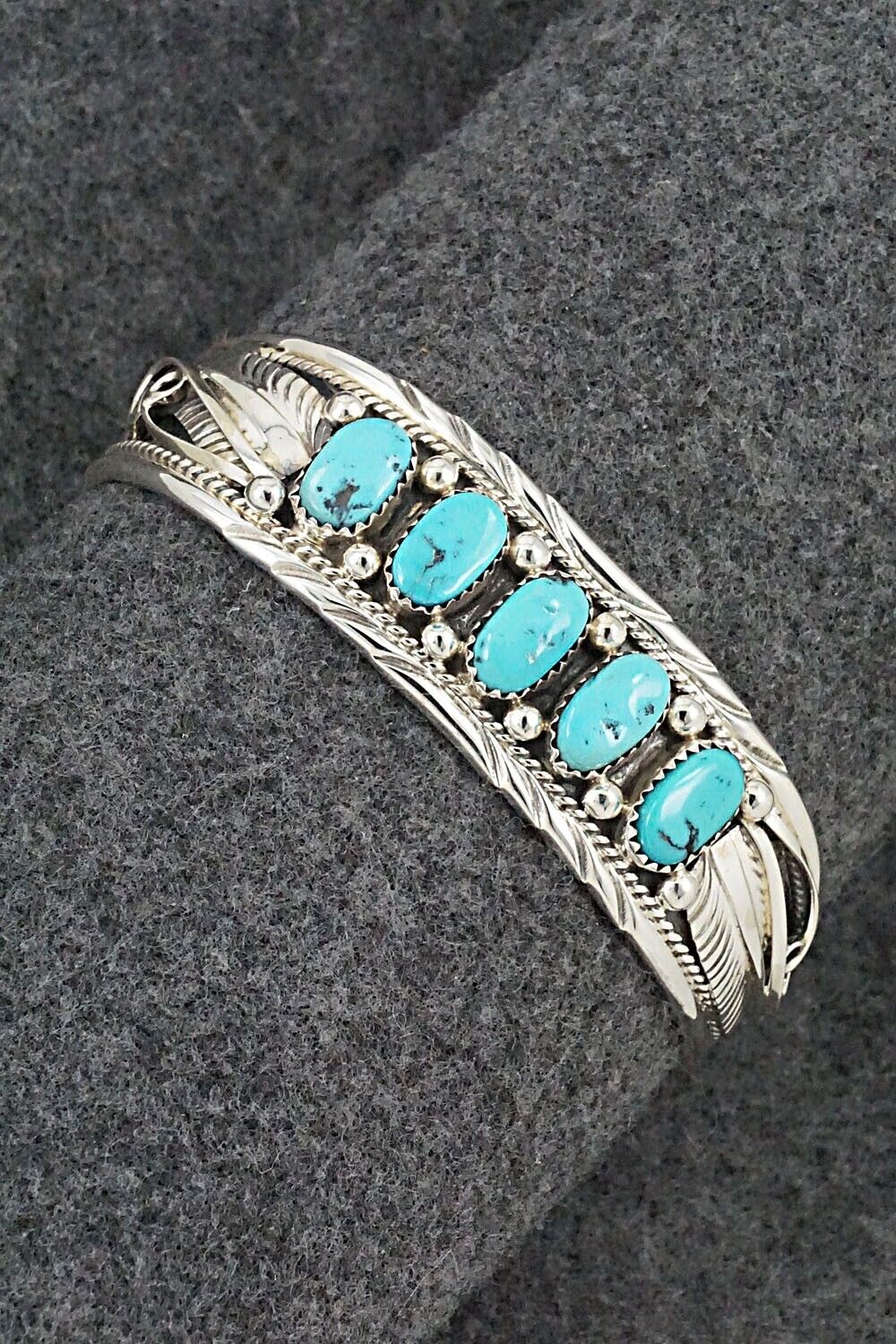 Turquoise & Sterling Silver Bracelet - Davey Morgan