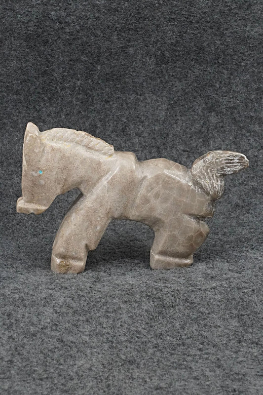 Horse Zuni Fetish Carving - Tony Mackel
