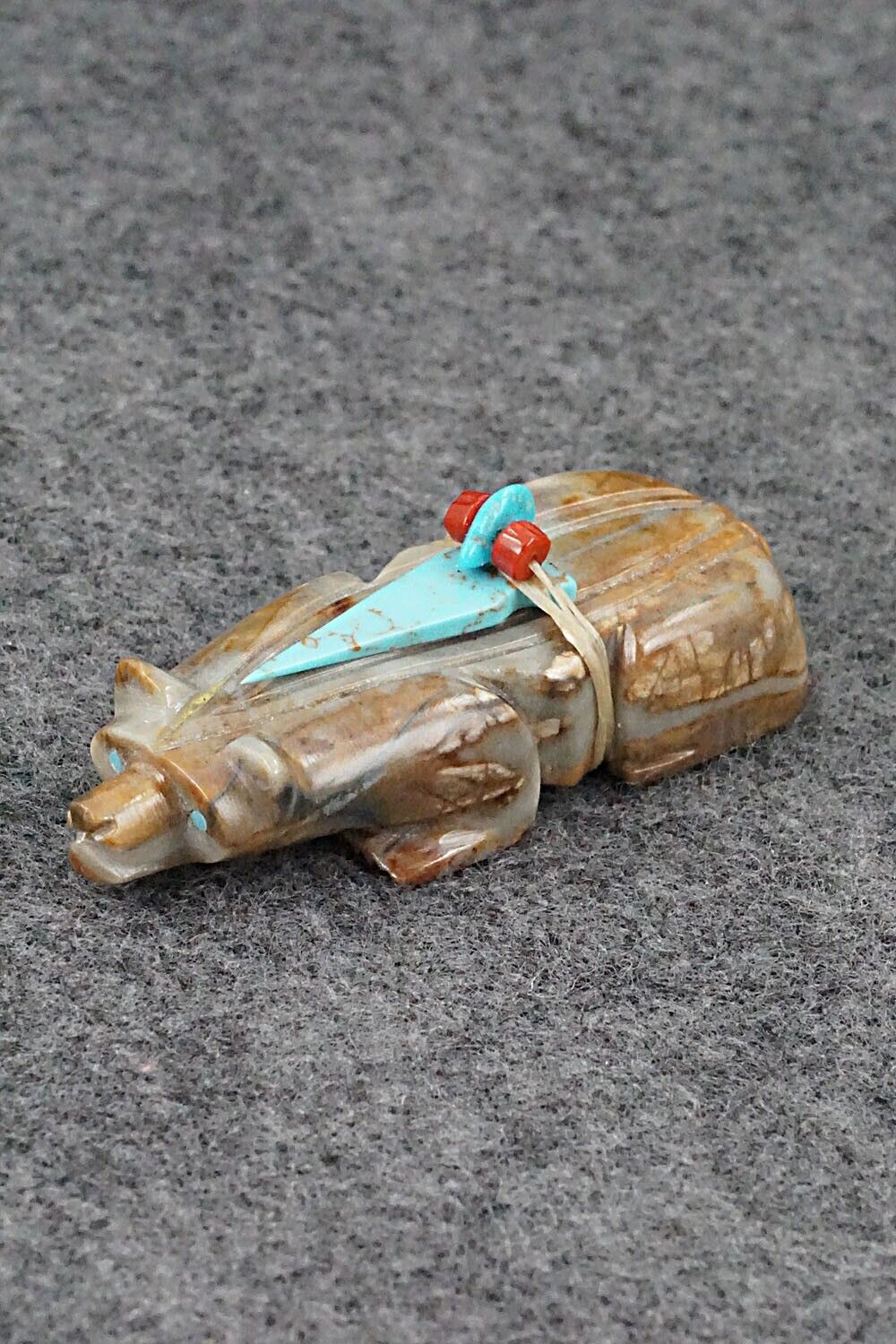 Badger Zuni Fetish Carving - Alex Tsethlikai