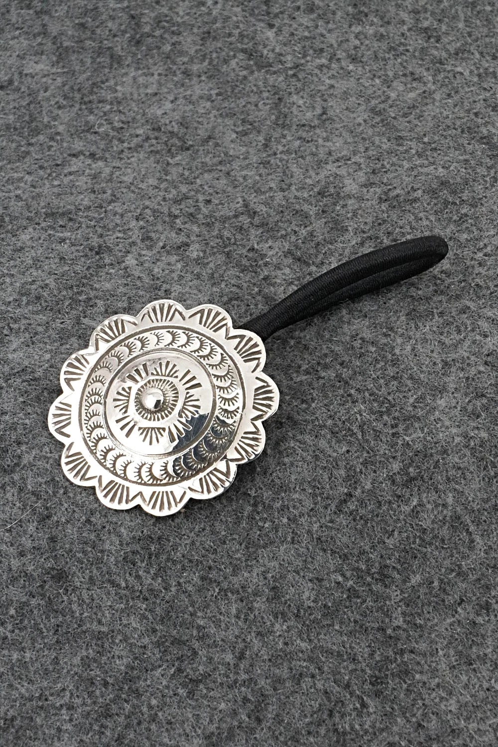 Sterling Silver Hair Tie - Bertha Begay
