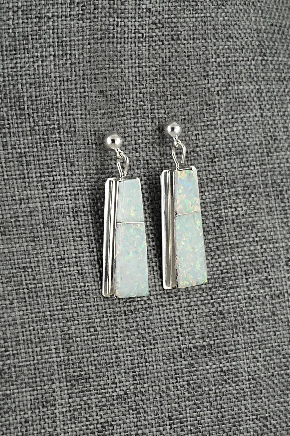 Opalite & Sterling Silver Earrings - Brenda Pete