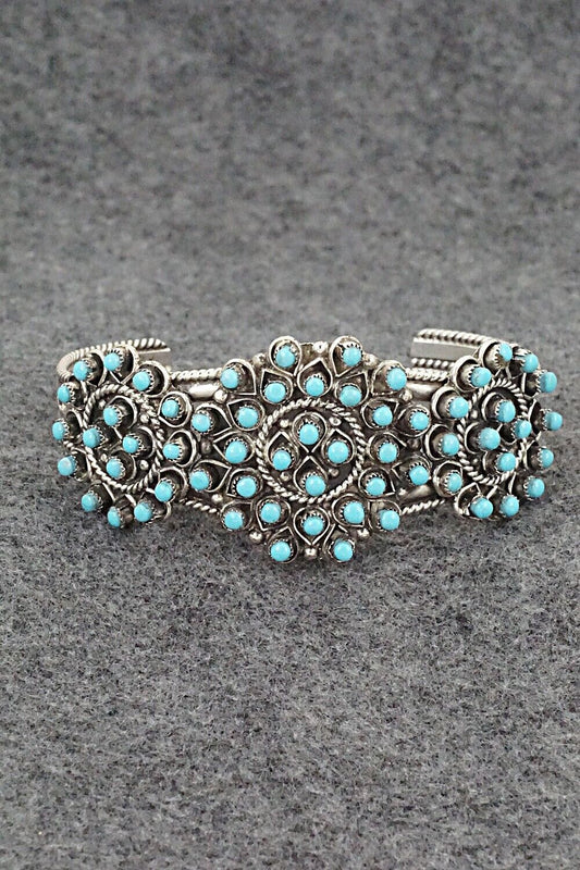 Turquoise & Sterling Silver Bracelet - Wayne Johnson