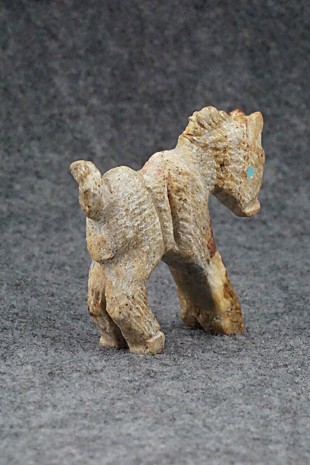 Horse Zuni Fetish Carving - Tony Mackel