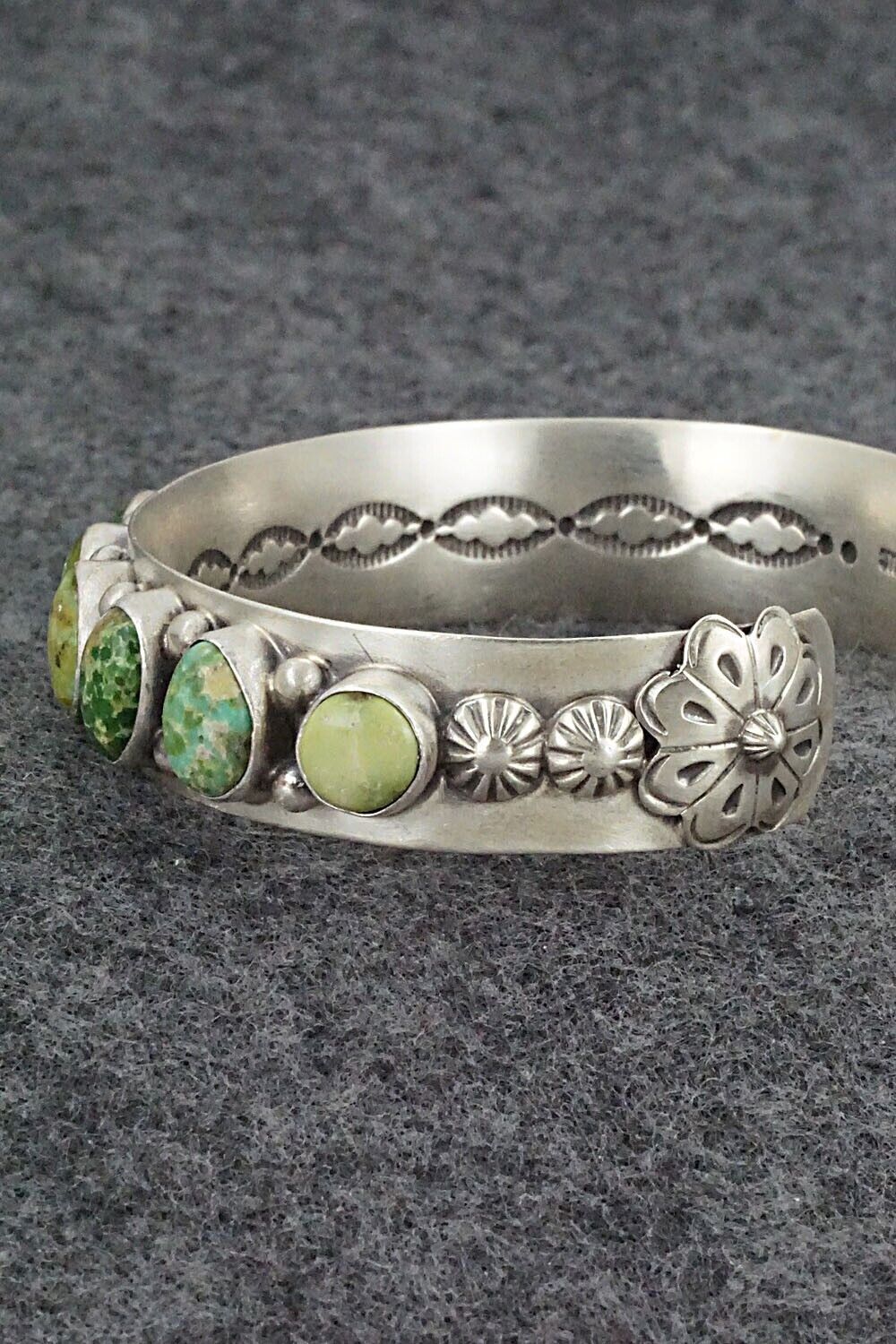 Turquoise & Sterling Silver Bracelet - Tom Lewis