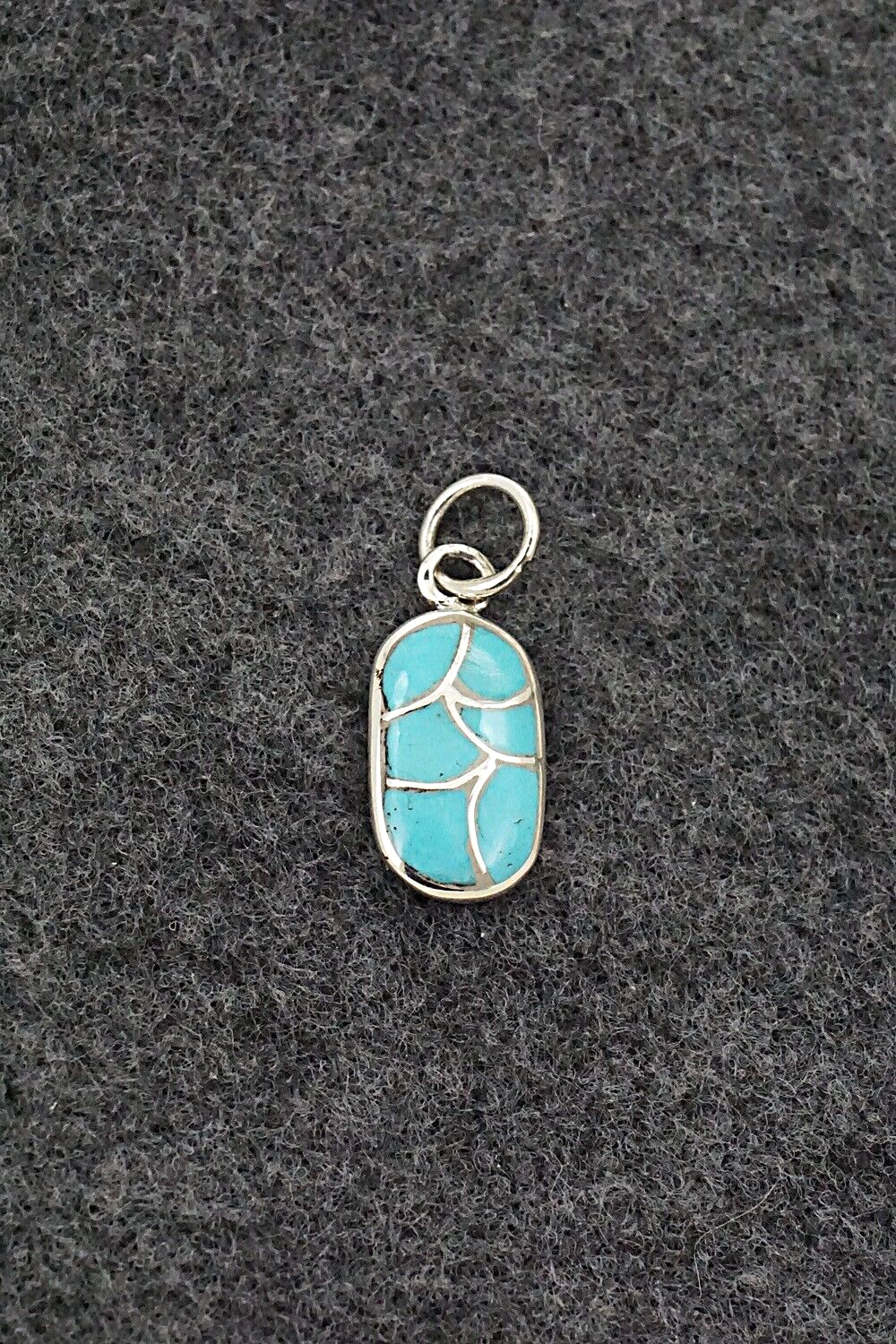 Turquoise & Sterling Silver Pendant - Orena Leekya