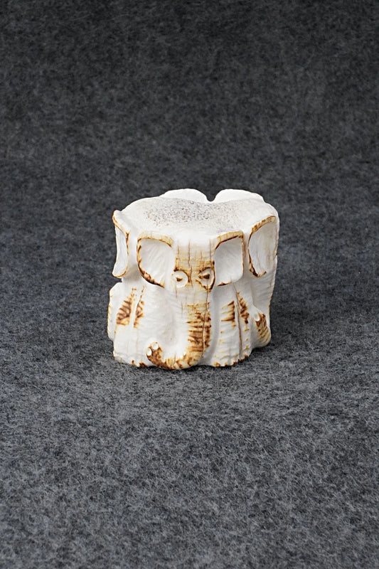 Elephant Zuni Fetish Carving - Maxx Laate