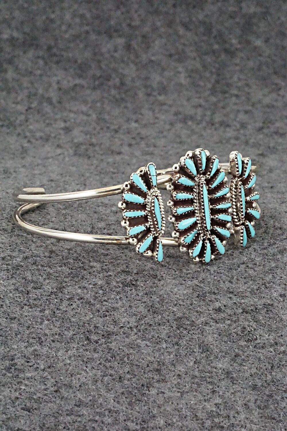 Turquoise & Sterling Silver Bracelet - Judy Wallace