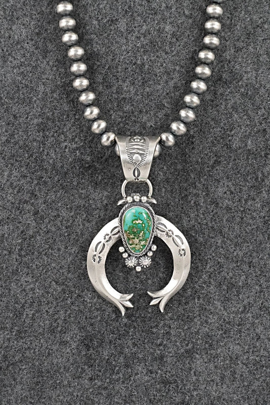 Turquoise & Sterling Silver Necklace - Samuel Yellowhair