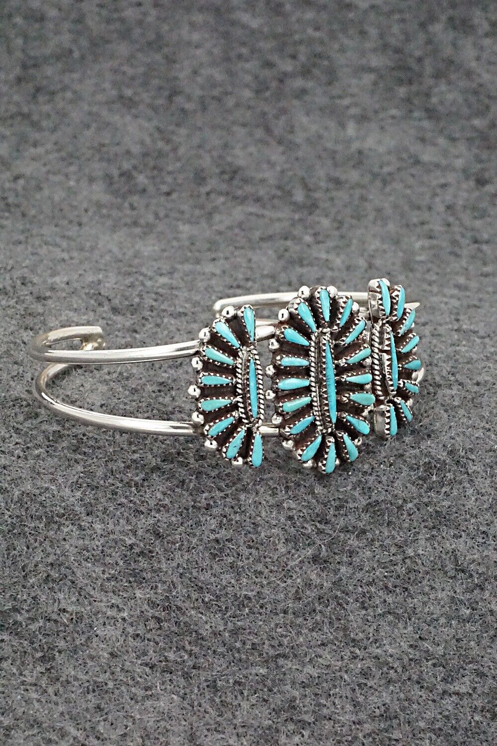 Turquoise & Sterling Silver Bracelet - Judy Wallace