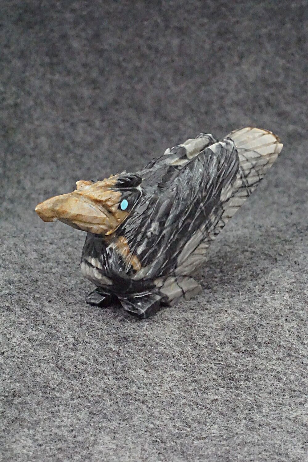 Roadrunner Zuni Fetish Carving - Tony Mackel