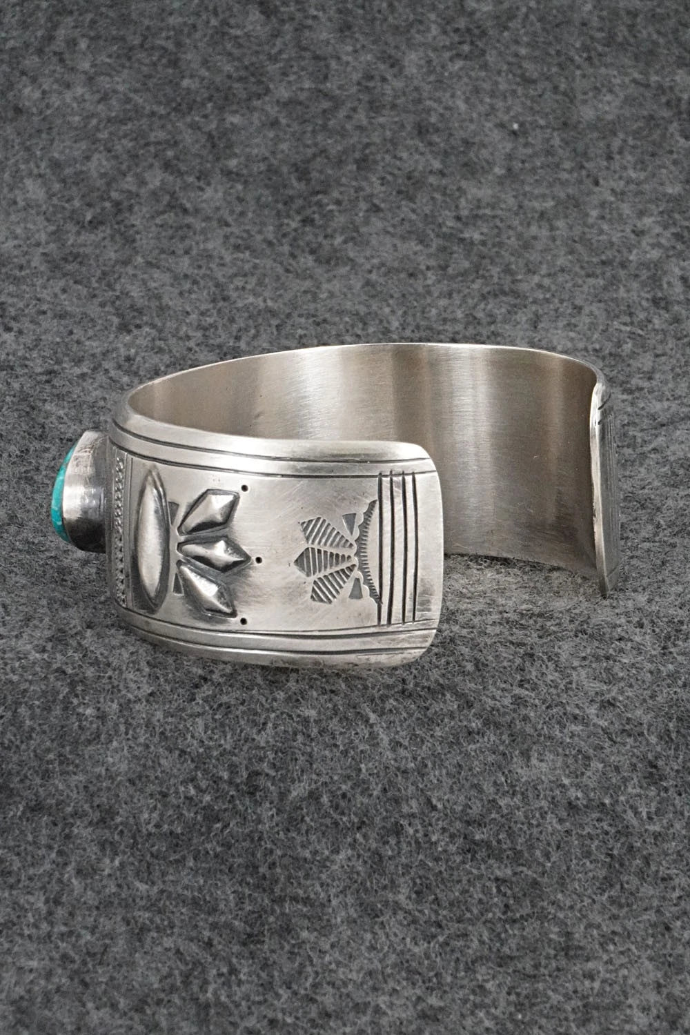 Turquoise & Sterling Silver Bracelet - Charlie John