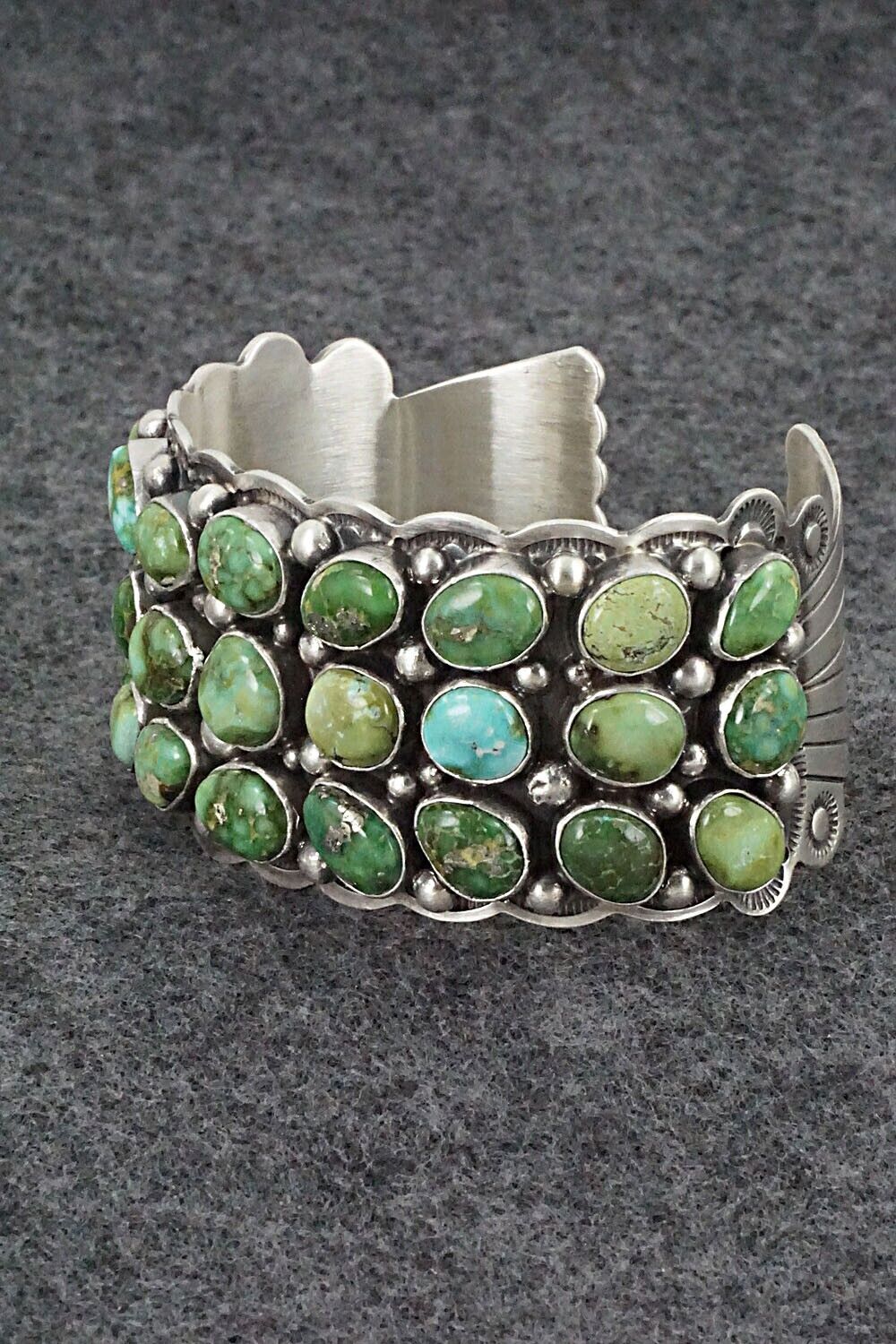 Turquoise & Sterling Silver Bracelet - Tom Lewis