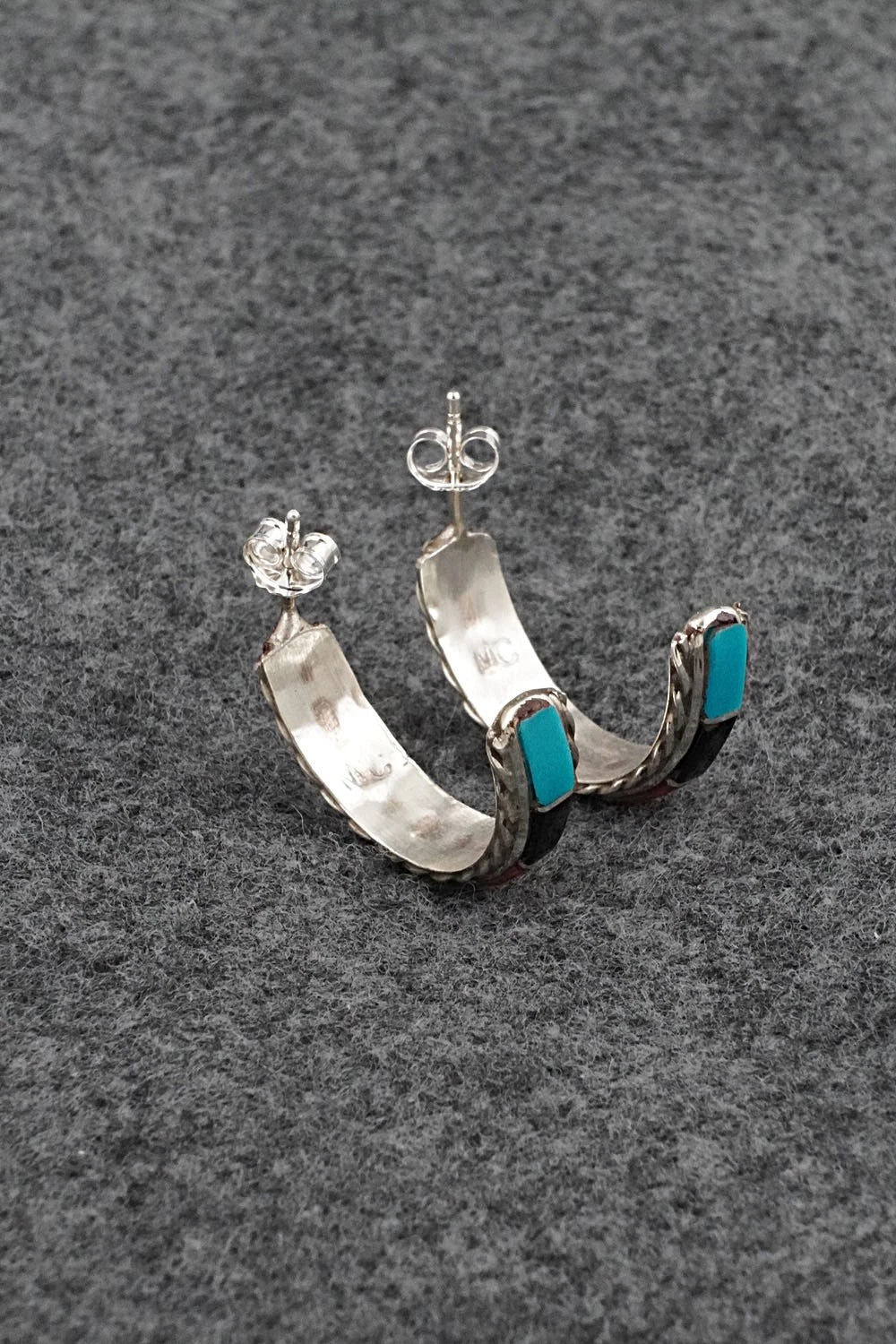 Multi-Stone & Sterling Silver Earrings - Malcolm Chavez