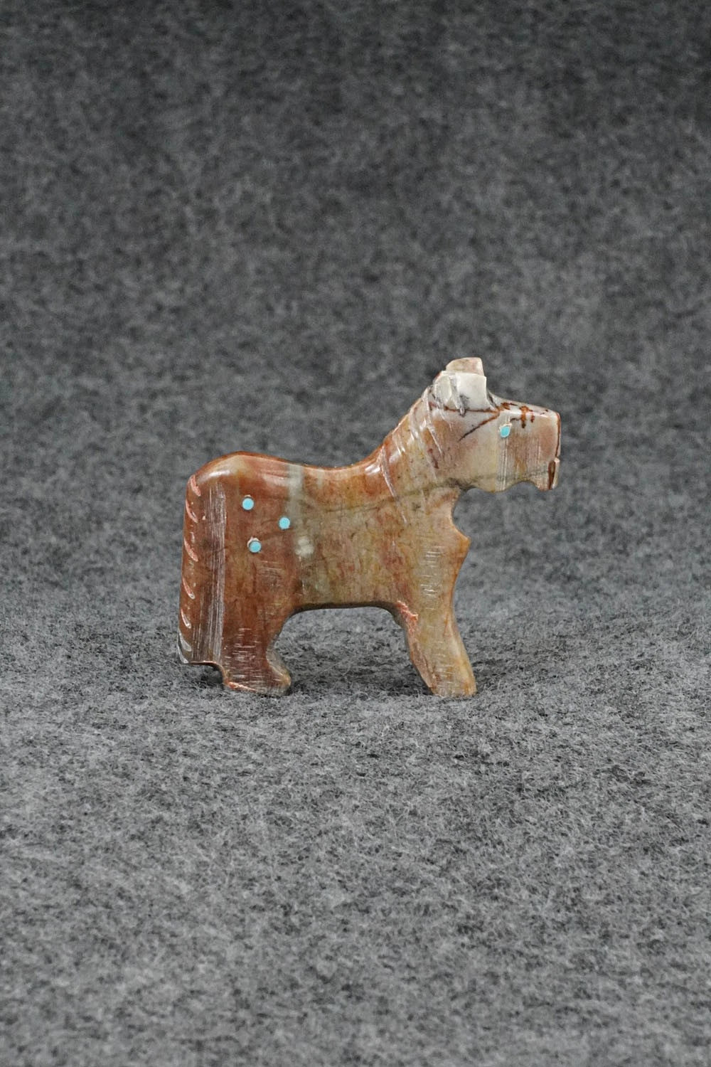 Horse Zuni Fetish Carving - Todd Etsate