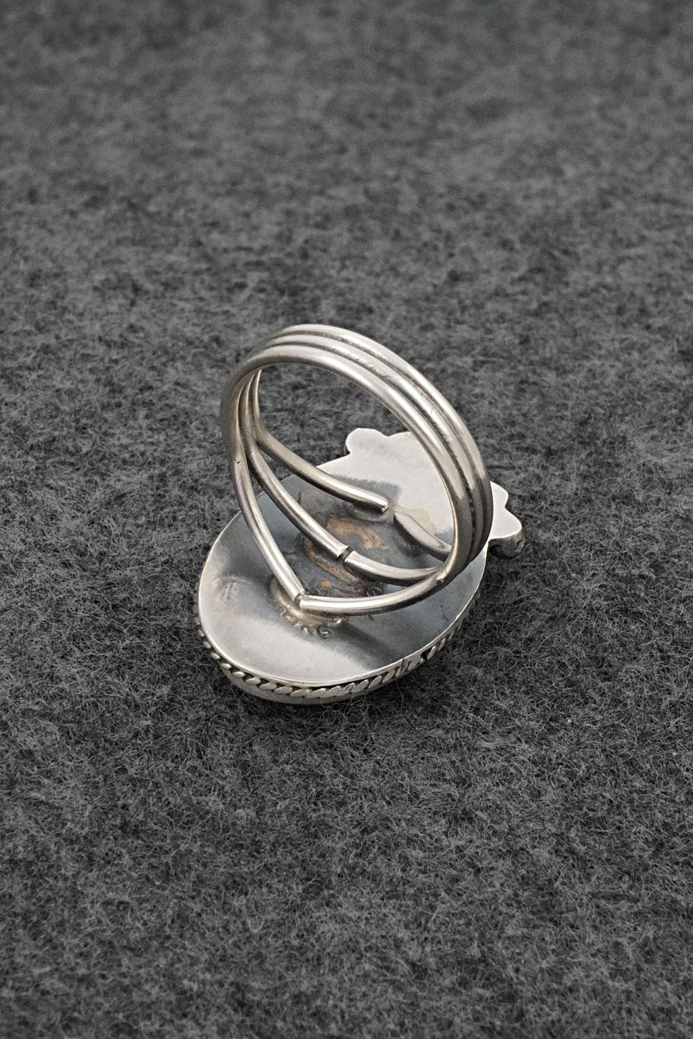 Turquoise & Sterling Silver Ring - Rena Begay - Size 8