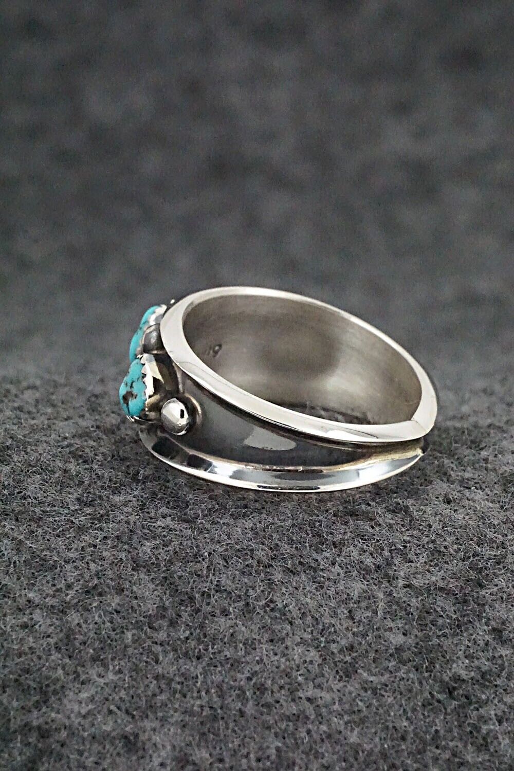 Turquoise & Sterling Silver Ring - Paul Largo - Size 8.5