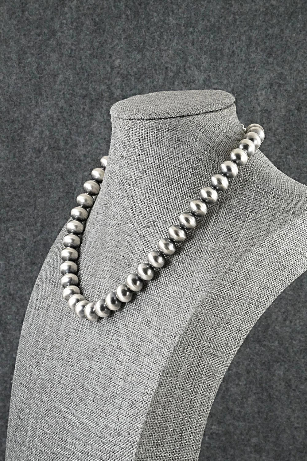 Sterling Silver Navajo Pearl Necklace 14" - Bryannen Halwood