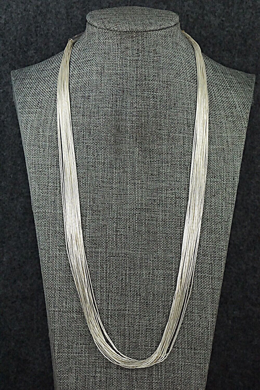 Liquid Silver Necklace - Sterling Silver 24"