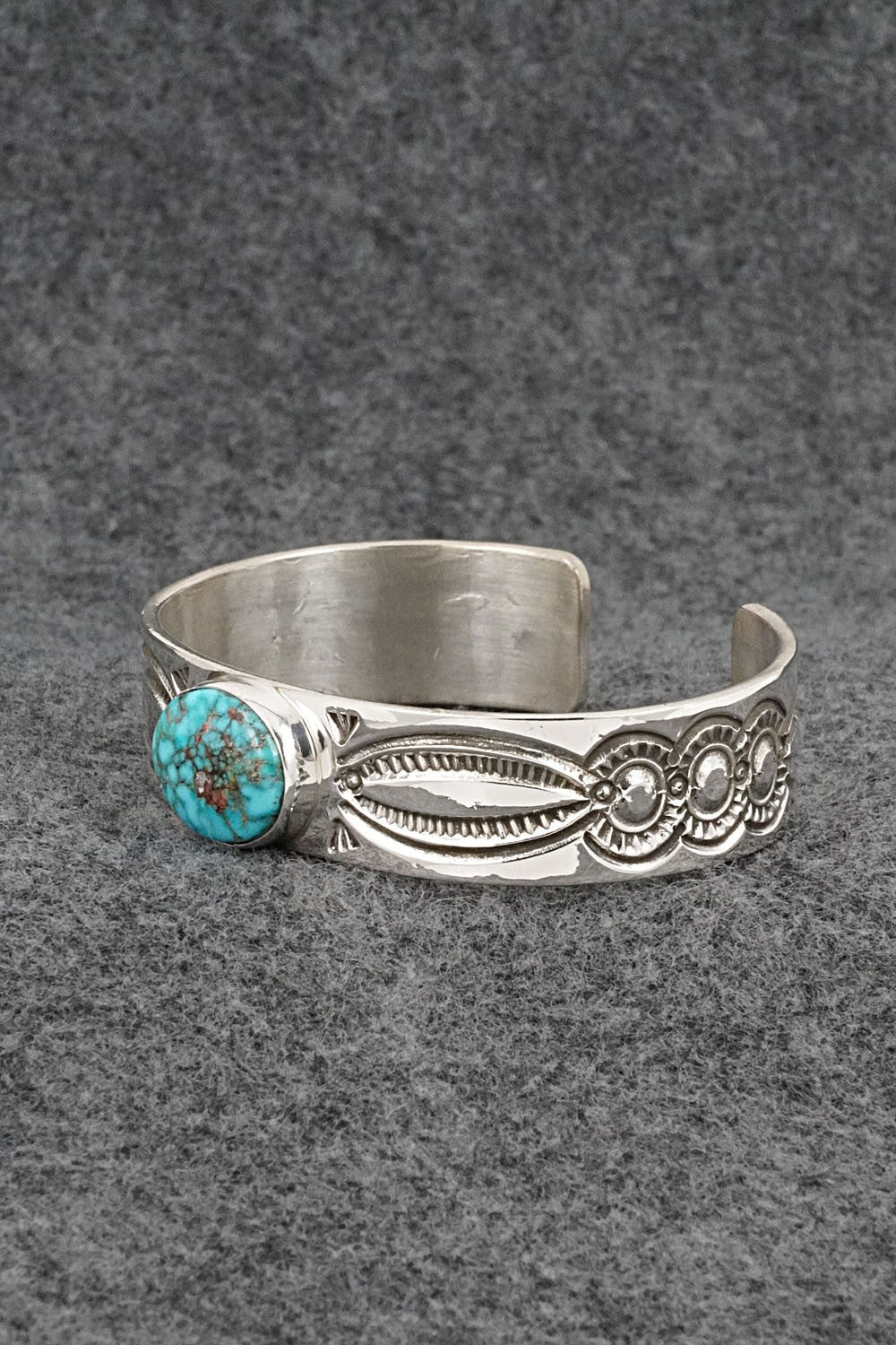 Turquoise & Sterling Silver Bracelet - Arnold Blackgoat