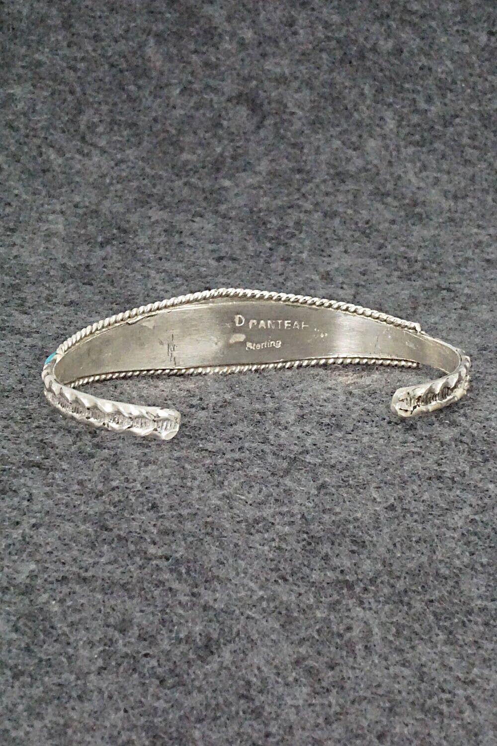 Turquoise & Sterling Silver Inlay Bracelet - Deirdre Luna Panteah