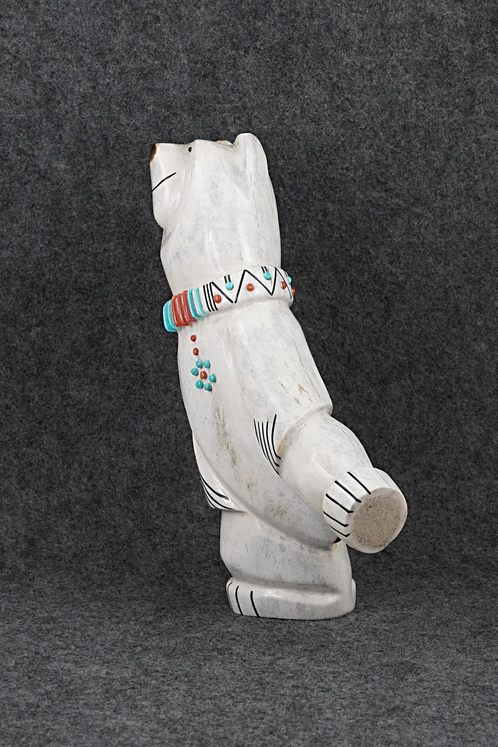 Dancing Bear Zuni Fetish Carving - Claudia Peina