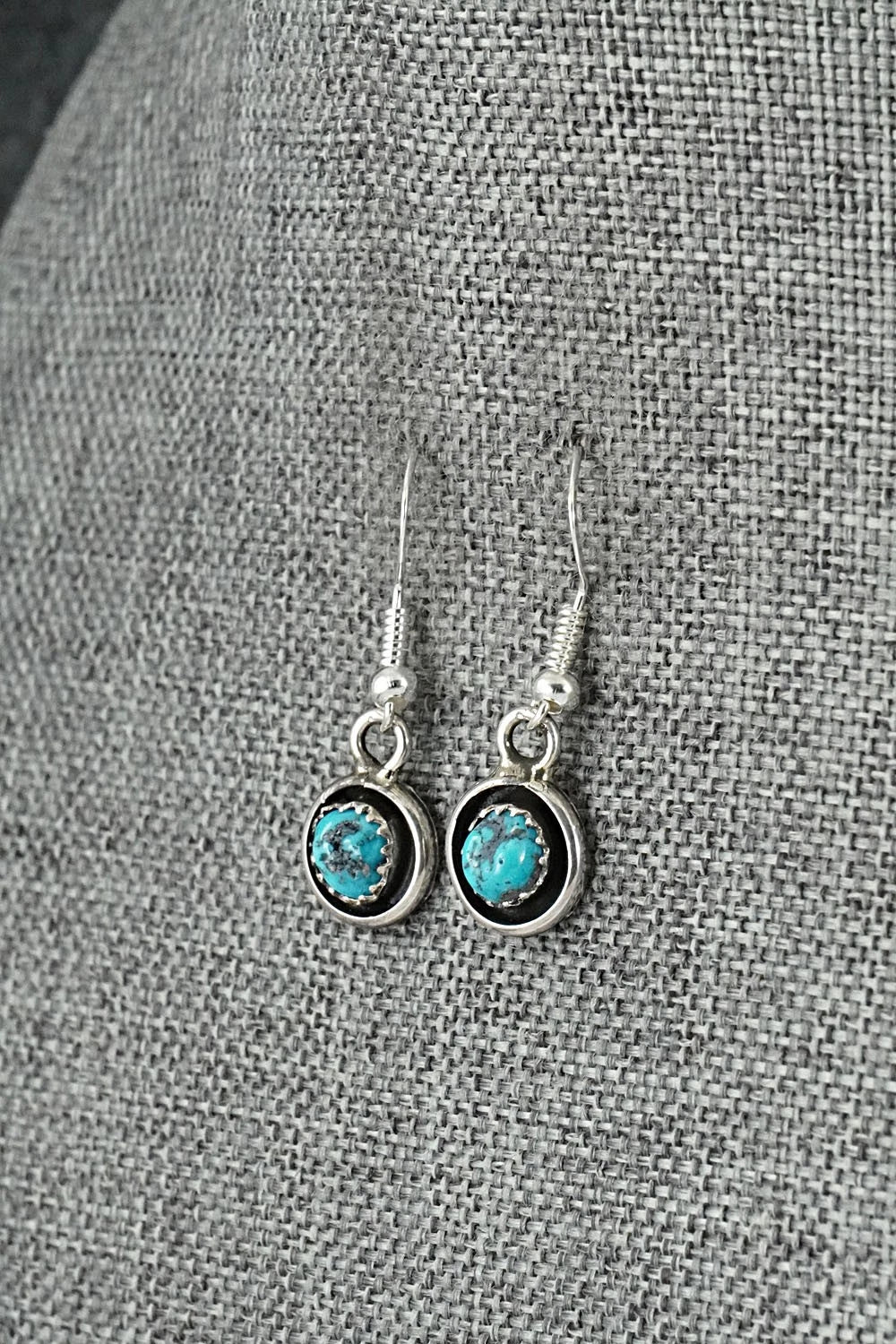 Turquoise & Sterling Silver Squash Blossom Set - Phil Garcia