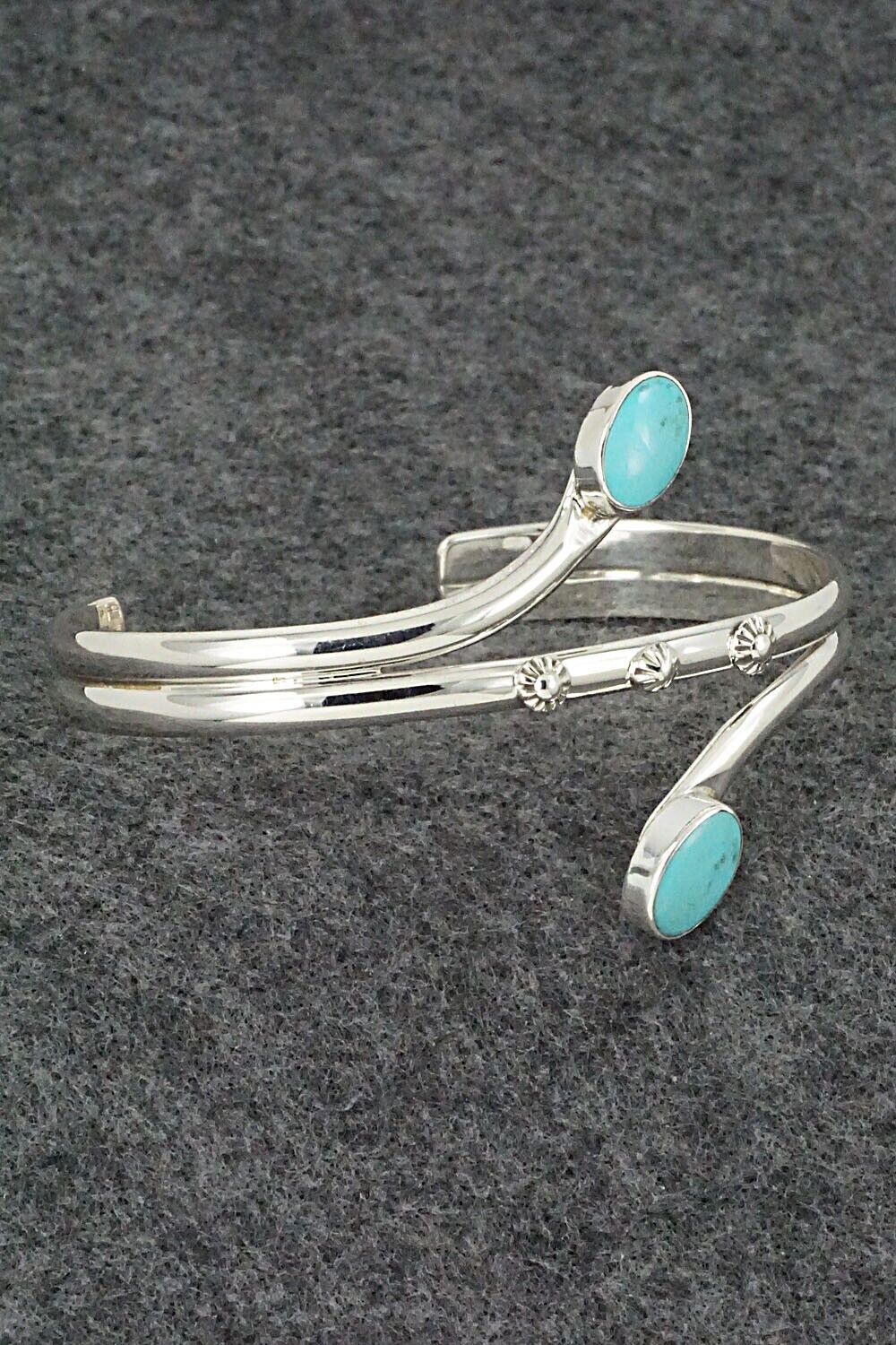 Turquoise & Sterling Silver Bracelet - Thomas Yazzie