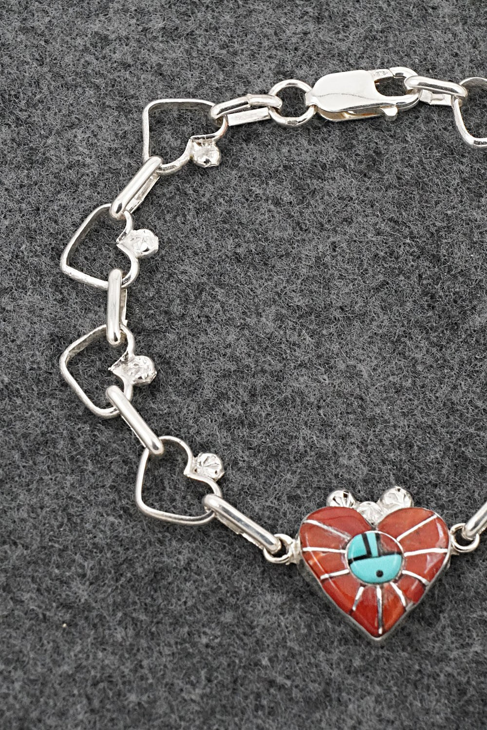 Multi-Stone & Sterling Silver Link Bracelet - Ola Eriacho