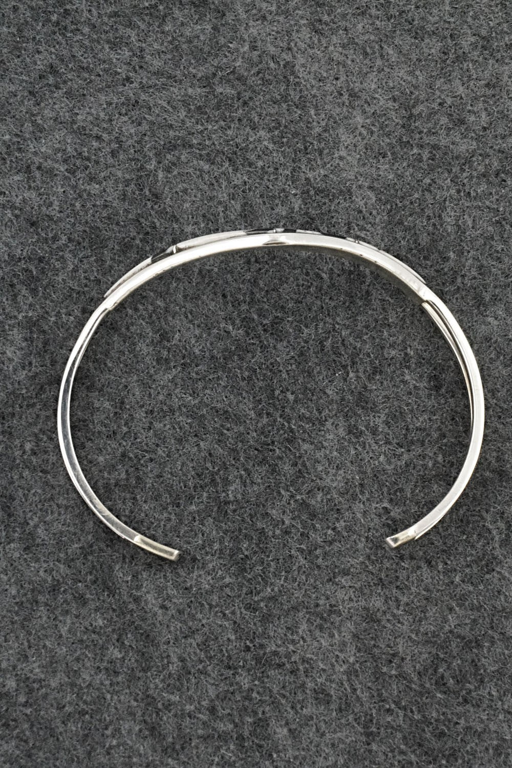 White Buffalo & Sterling Silver Inlay Bracelet - Jamie Johnson