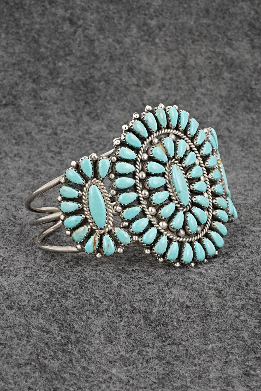 Turquoise & Sterling Silver Vintage Bracelet