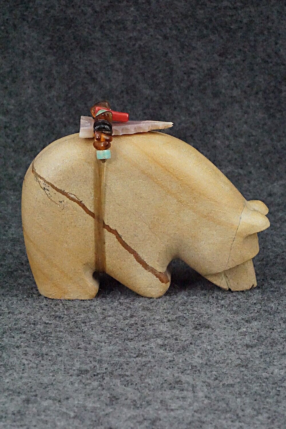 Bear Zuni Fetish Carving - Douglas Martza
