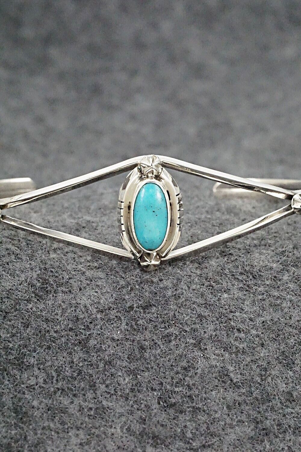 Turquoise & Sterling Silver Bracelet - Amos Begay