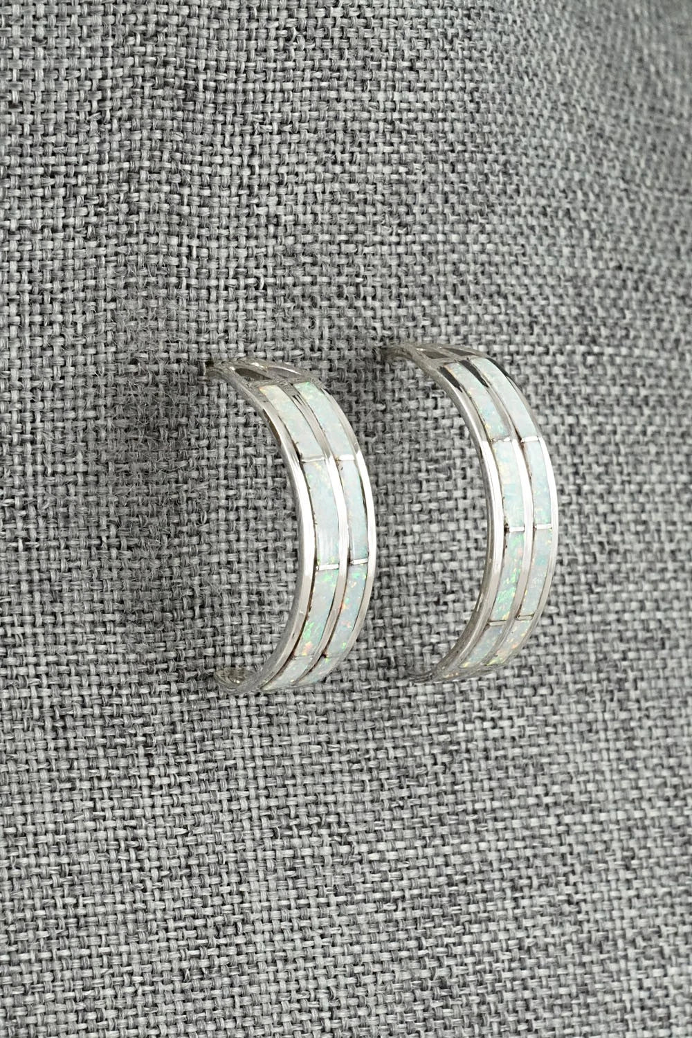 Opalite & Sterling Silver Earrings - Andrew Enrico