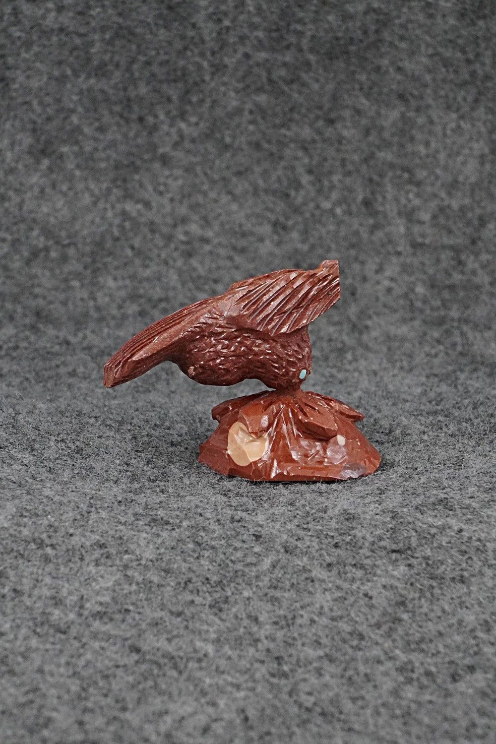Hummingbird Zuni Fetish Carving - Molly Cheama