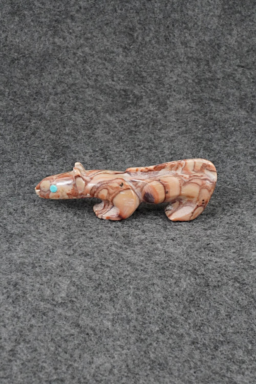 Mountain Lion Zuni Fetish Carving - Ronnie Lunasee
