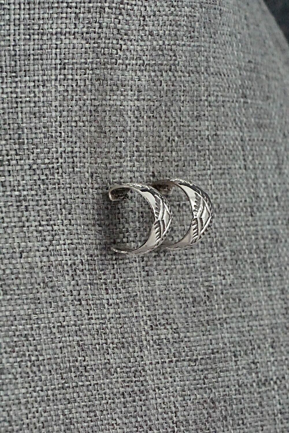 Sterling Silver Hoop Earrings - Nora Ashley