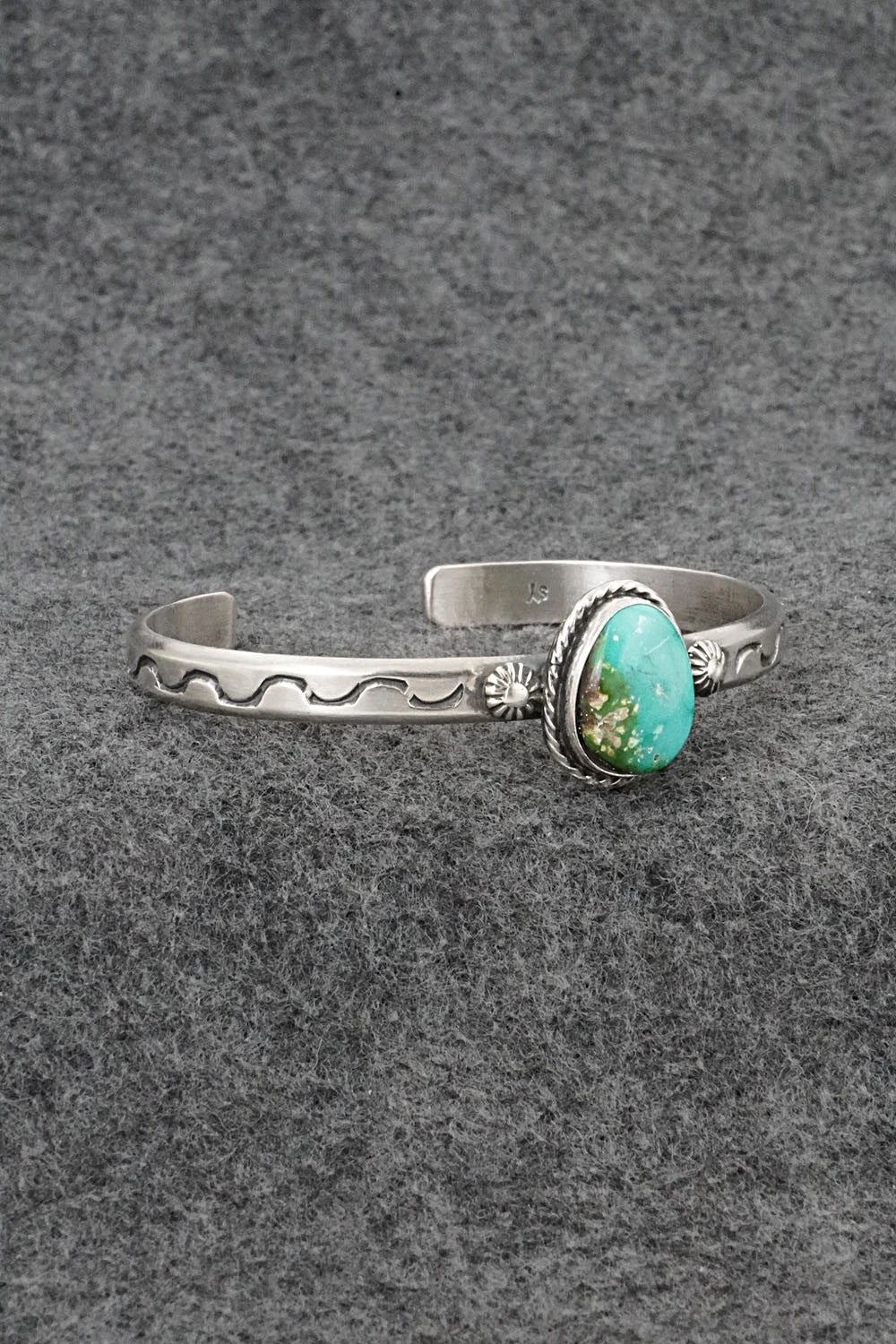 Turquoise & Sterling Silver Bracelet - Samuel Yellowhair