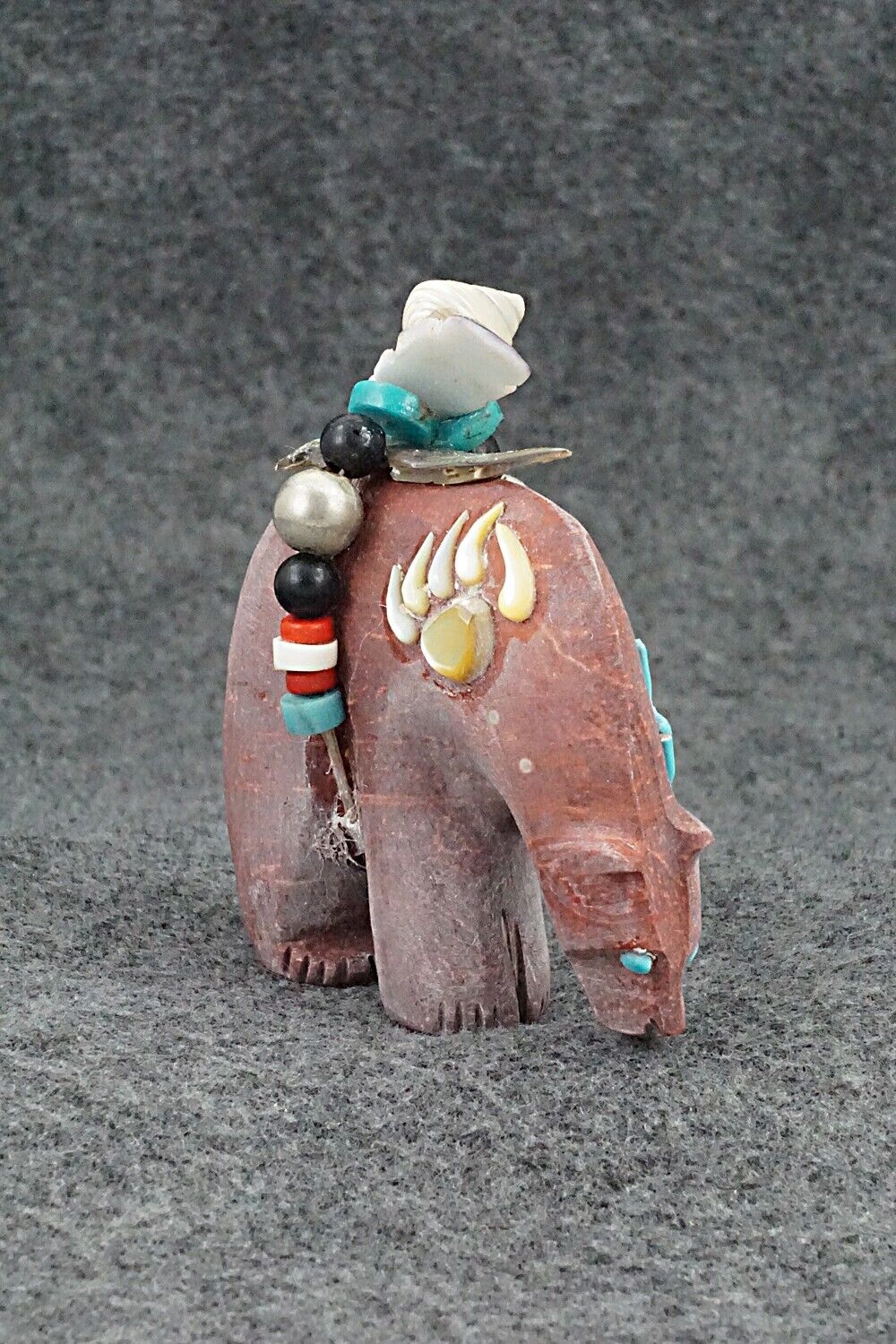 Bear Zuni Fetish Carving - Michael Laweka