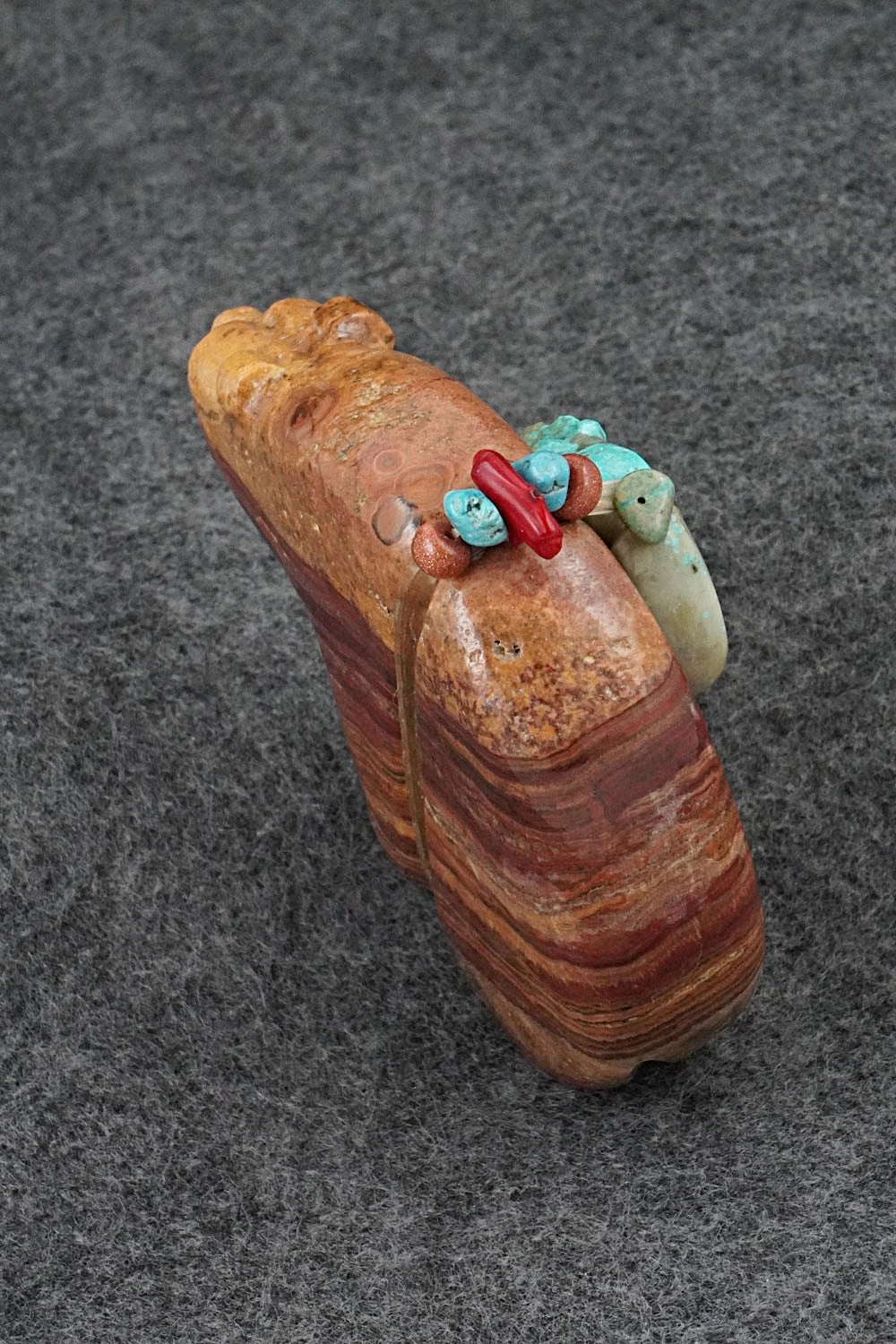 Bear with Cub Zuni Fetish Carving - Paulette & Farlan Quam
