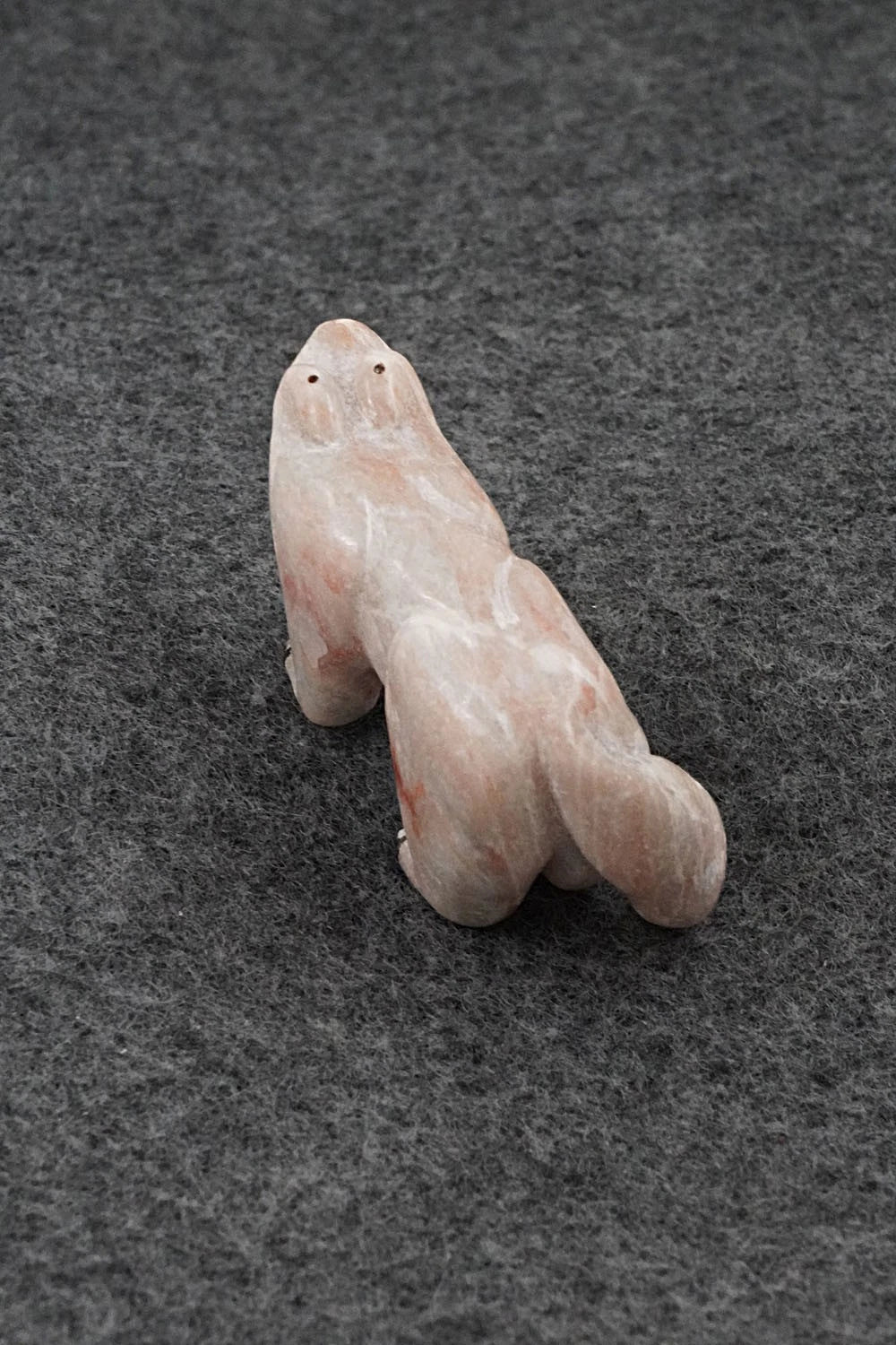 Wolf Zuni Fetish Carving - Rick Kallestewa
