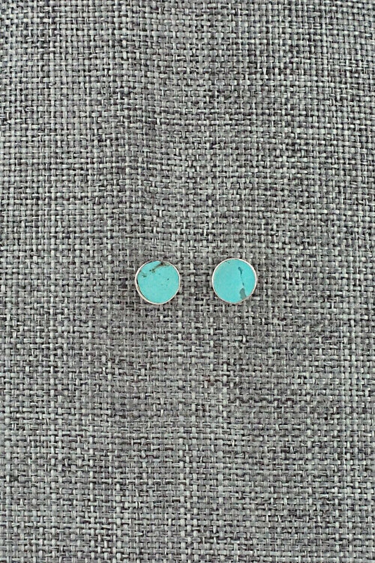 Turquoise & Sterling Silver Earrings - Rebecca Davis