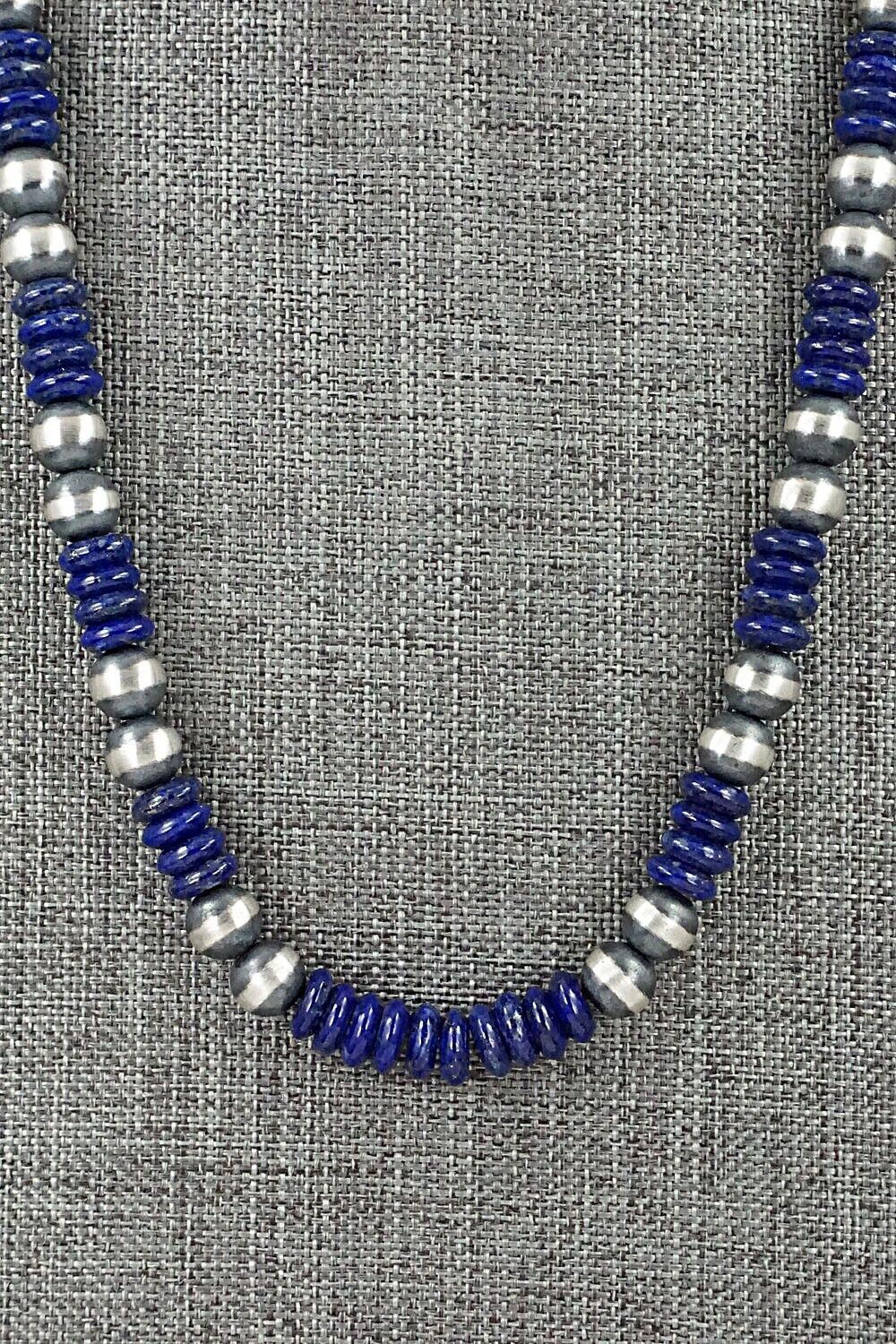 Lapis & Sterling Silver Necklace - Doreen Jake