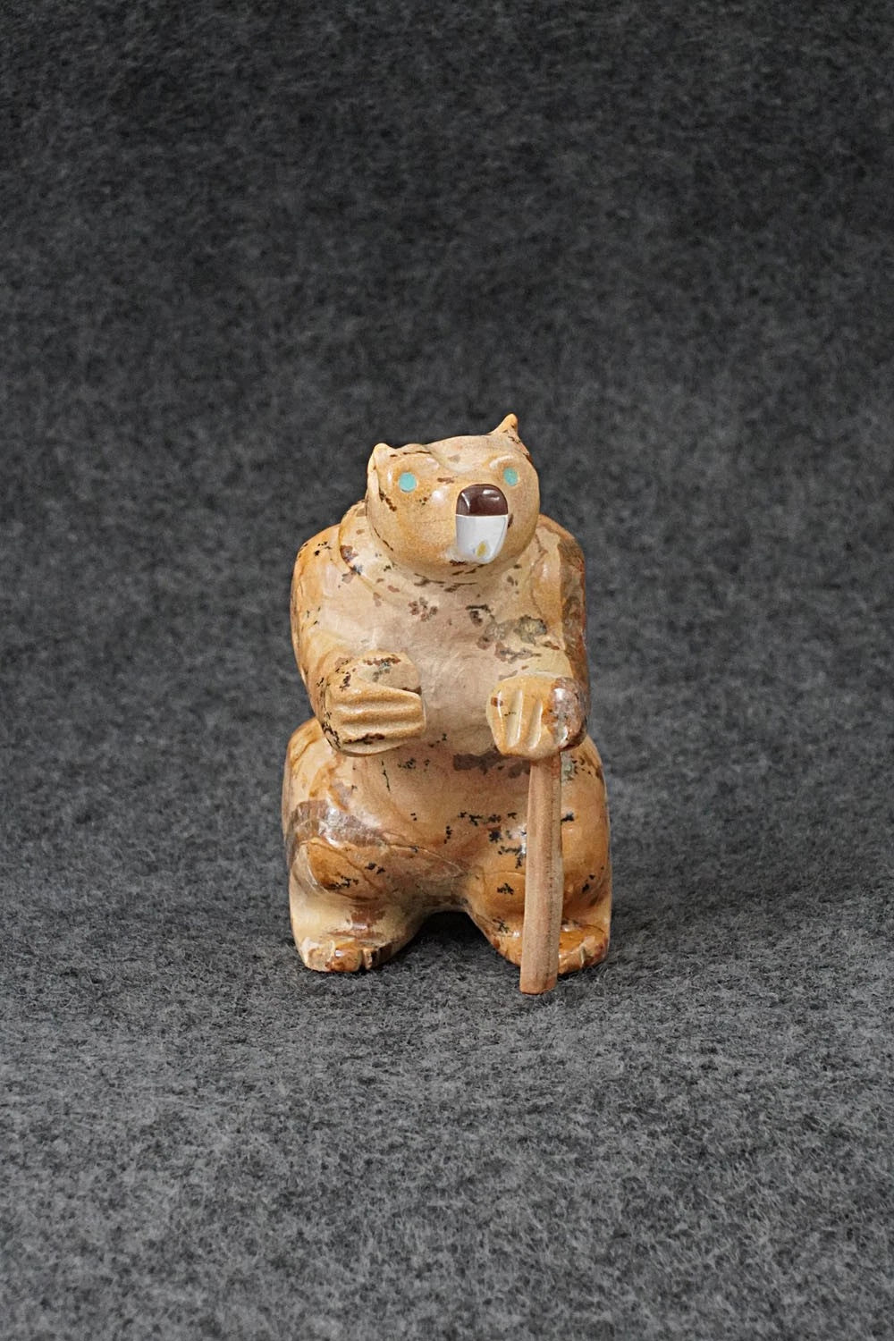 Beaver Zuni Fetish Carving - Freddie Leekya