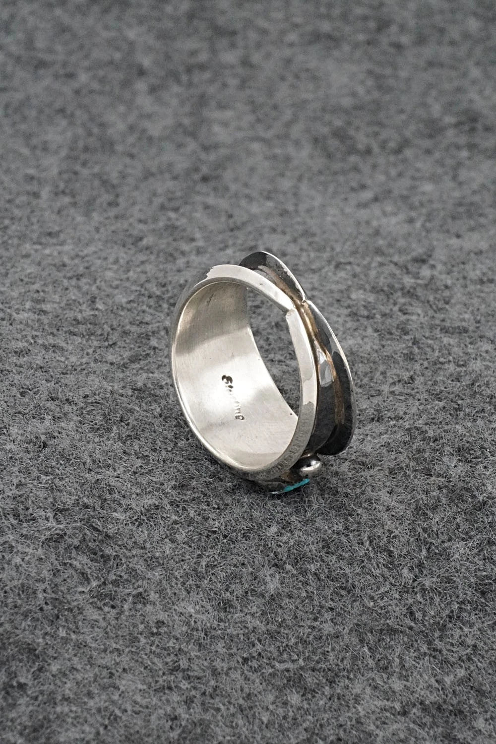 Turquoise & Sterling Silver Ring - Paul Largo - Size 10