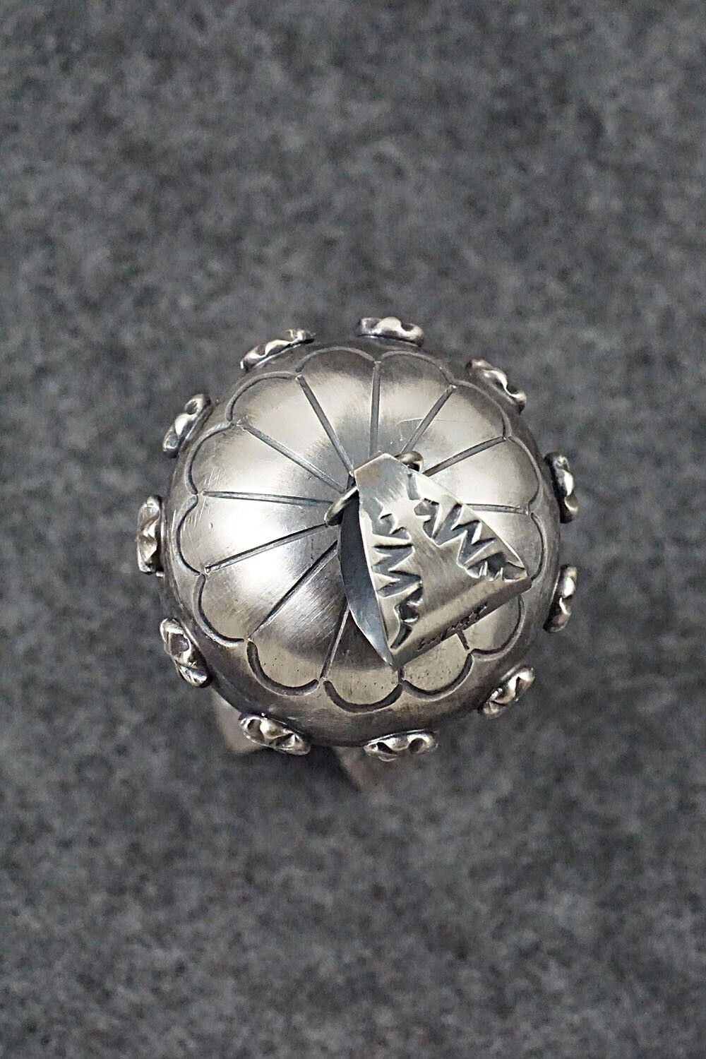 Sterling Silver Blossom Pendant - Tim Yazzie