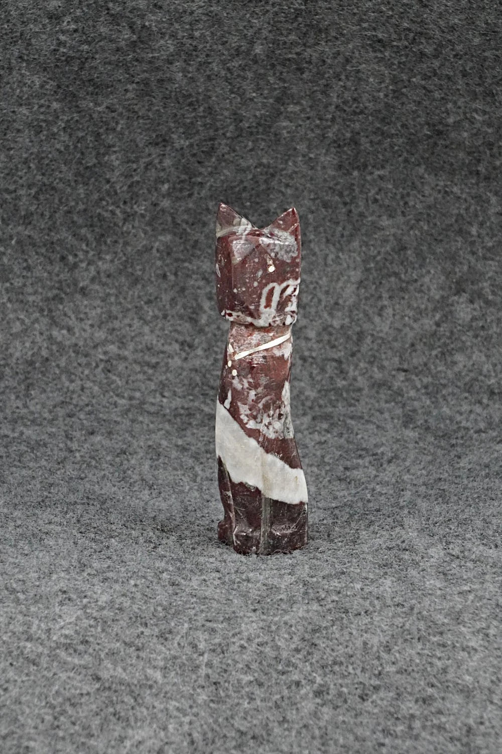 Cat Zuni Fetish Carving - Kenny Chavez