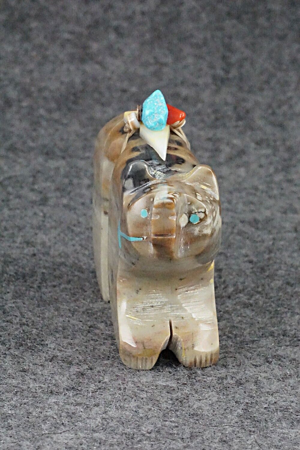 Bear Zuni Fetish Carving - Stewart Alanzo