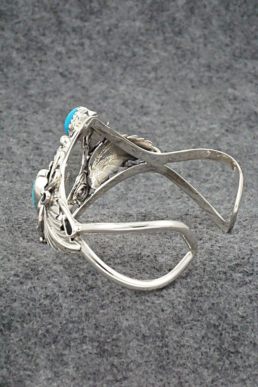 Turquoise and Sterling Silver Bracelet - Harry Yazzie